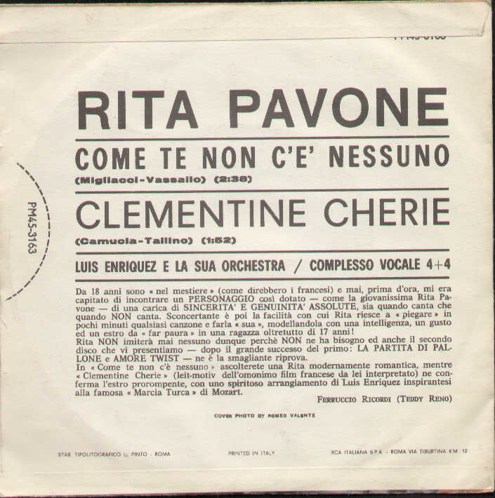 Come Te Non C'è Nessuno / Clementine Chérie