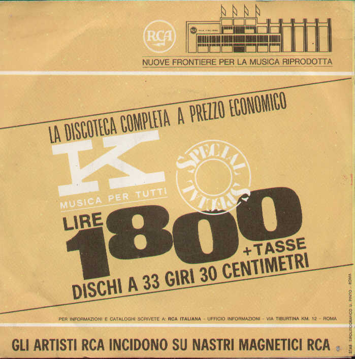 La Mia Serenata / Per Vivere Insieme