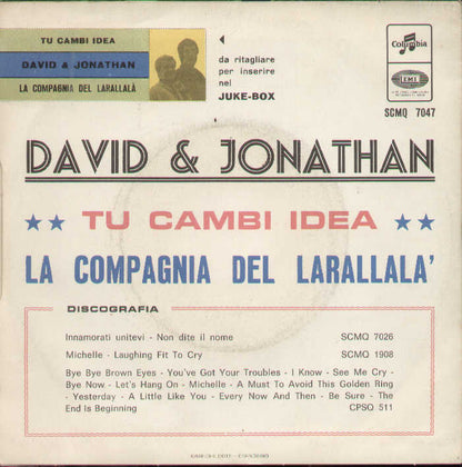 Tu Cambi Idea / La Compagnia Del Larallala