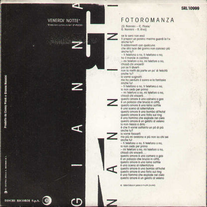 Fotoromanza / Venerdì Notte