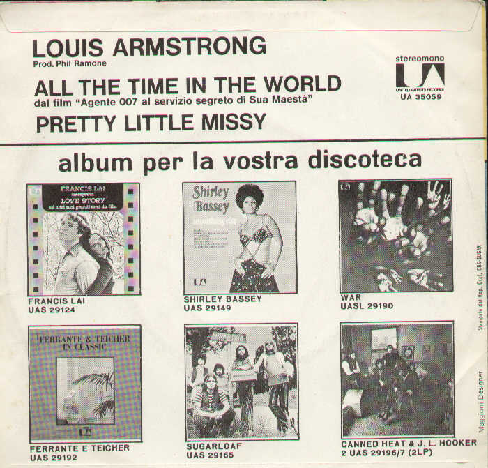 All The Time In The World / Pretty Little Missy