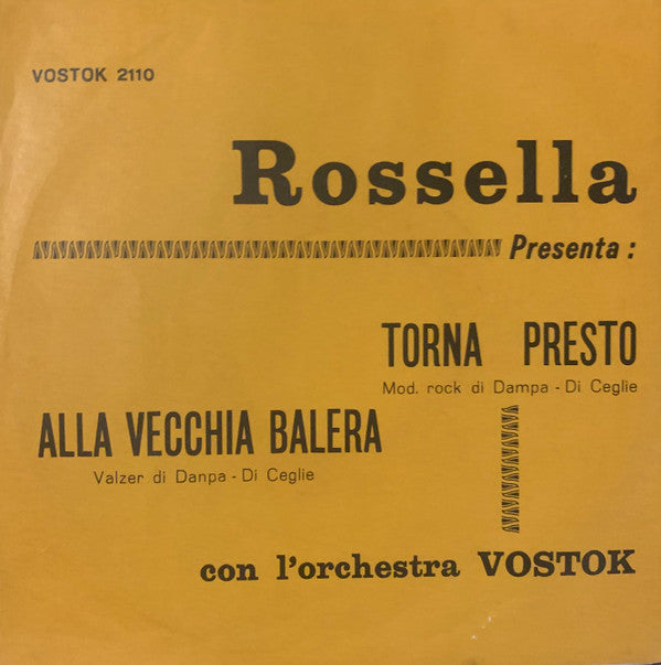 Torno Presto / Alla Vecchia Balera