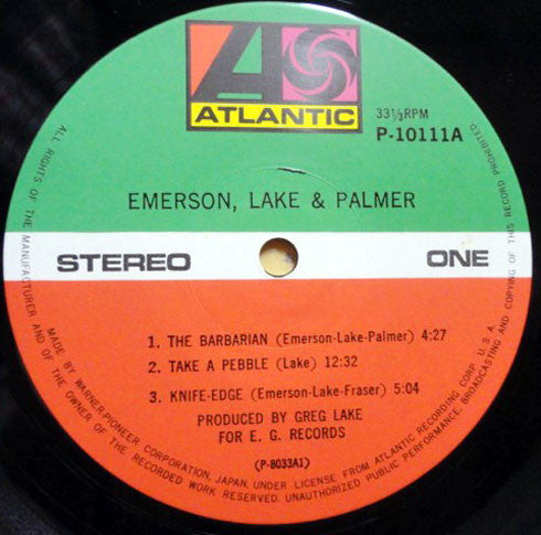 Emerson Lake & Palmer JAPAN