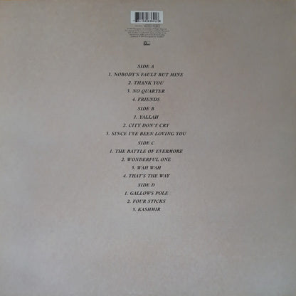 No Quarter Jimmy Page & Robert Plant Unledded