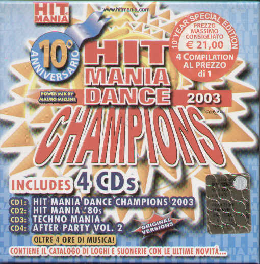 Hit Mania Dance Champions 2003 Boxset