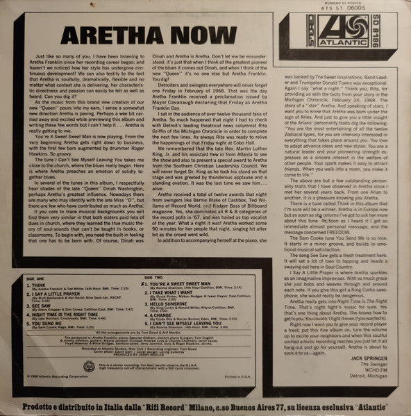 Aretha Now
