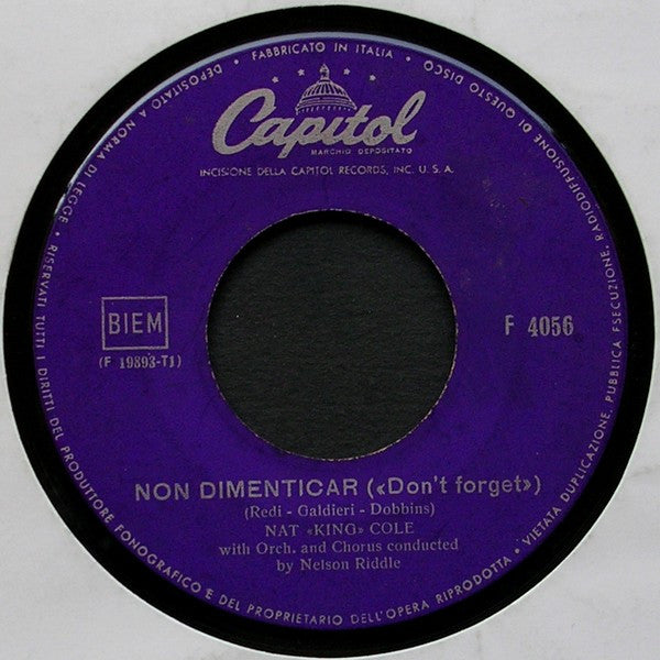 Non Dimenticar Don't Forget / Bend A Little My Way