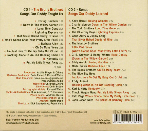 Songs Our Daddy Taught Us