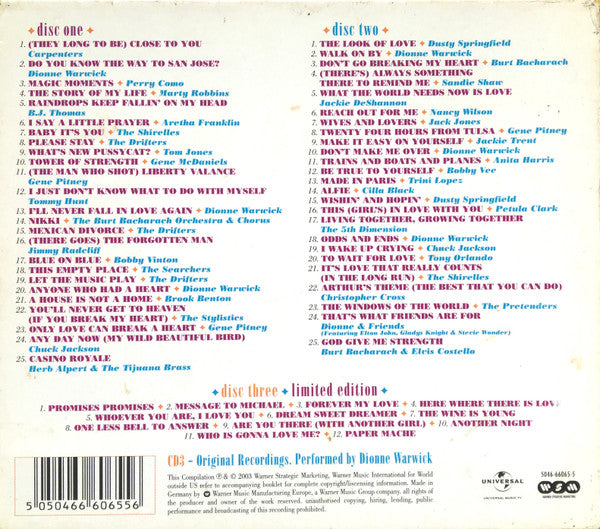 The Look Of Love The Burt Bacharach Collection Limited Edition