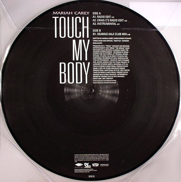 Touch My Body  Picture Disc