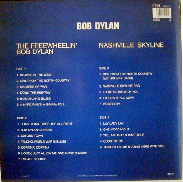 The Freewheelin' Bob Dylan / Nashville Skyline