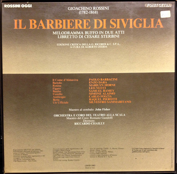 Il Barbiere Di Siviglia Boxset