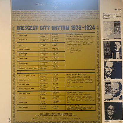 Crescent City Rhythm 1923 - 1924