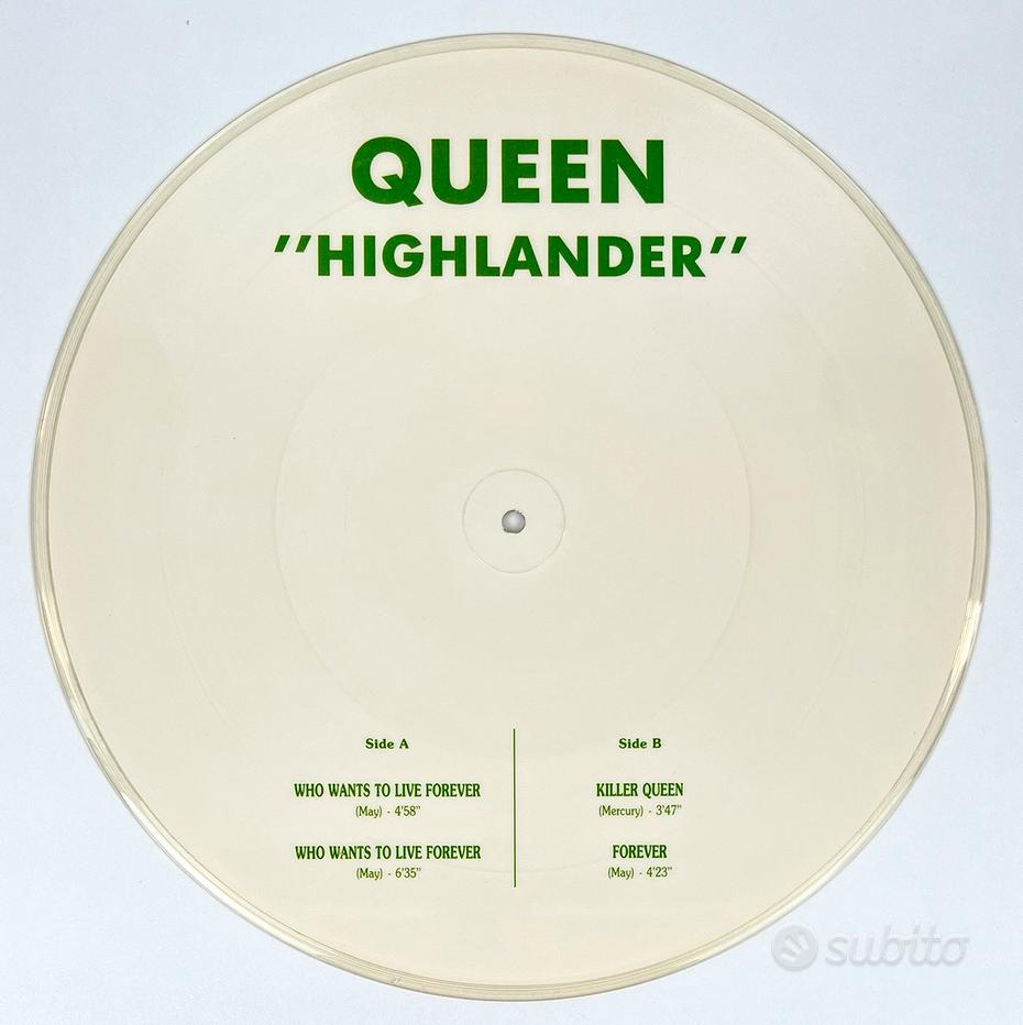 Who Wants To Live Forever Picture Disc