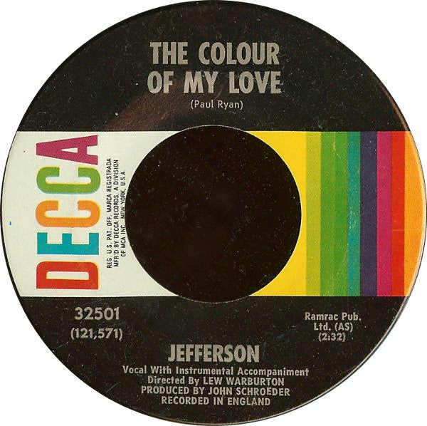 The Colour Of My Love / Look No Further