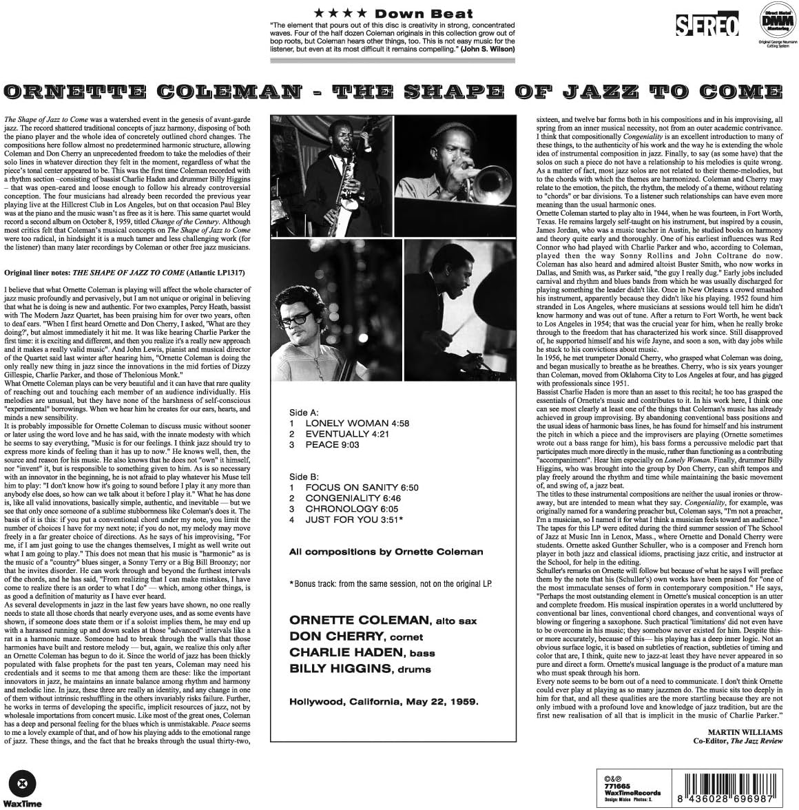 The Shape Of Jazz To Come Limited Edition
