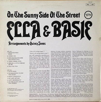 Ella & Basie On The Sunny Side Of The Street