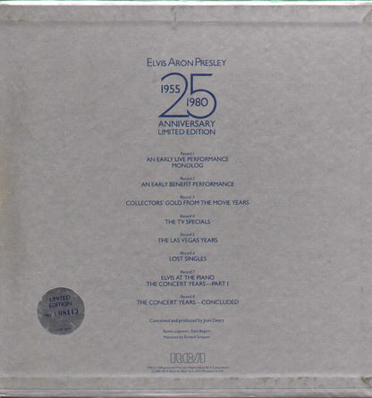 Elvis Aron Presley 25Th Anniversary 1955-1980 Lim.Ed.