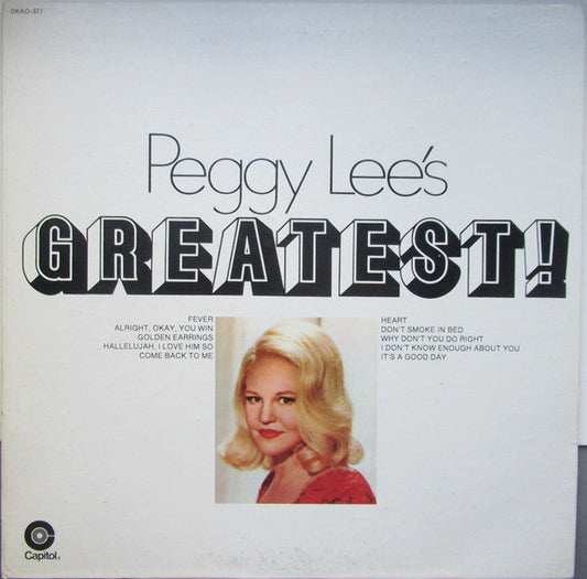 Peggy Lee's Greatest