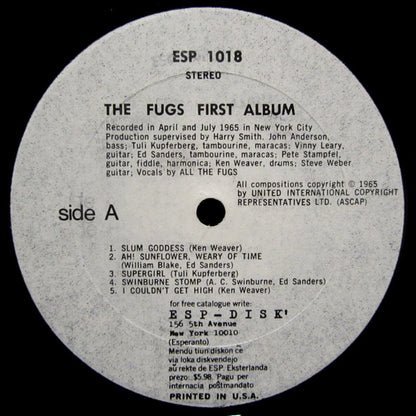 The Fugs First Album