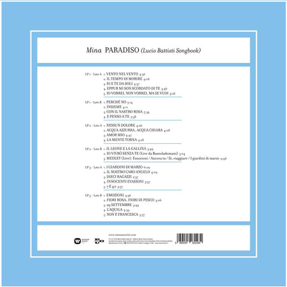 Paradiso Lucio Battisti Songbook Limited Edition