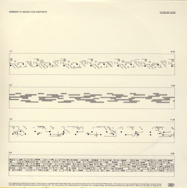 Ambient 1 Music For Airports Japan