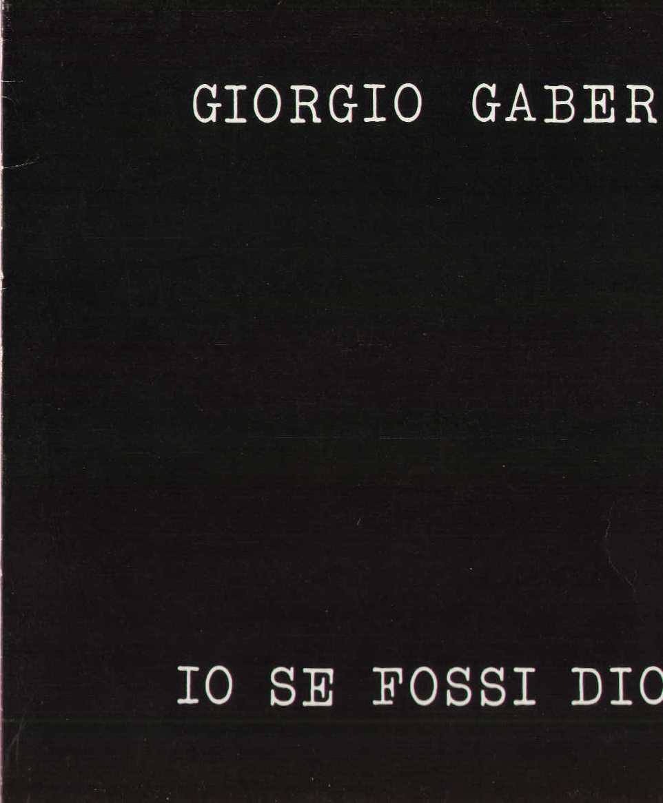 Io Se Fossi Dio