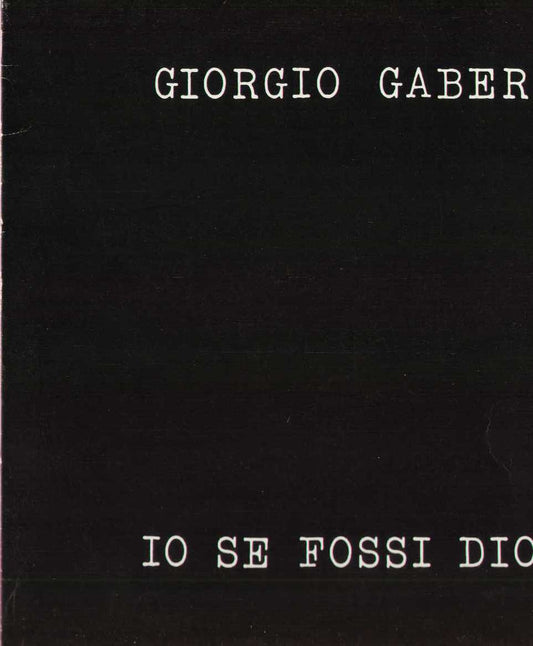 Io Se Fossi Dio