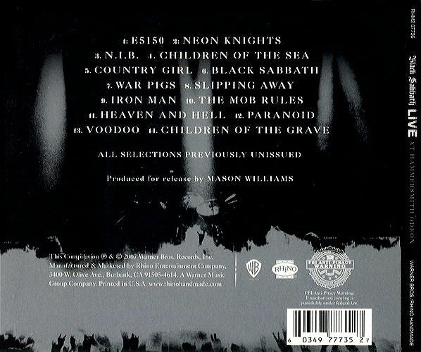 Live At Hammersmith Odeon