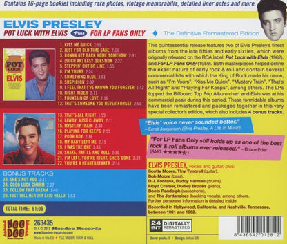 Pot Luck With Elvis Plus For LP Fans Only