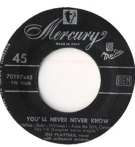 You'll Never Never Know / It Isn't Right