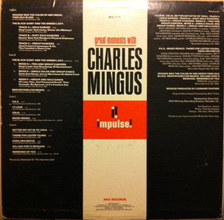 Great Moments With Charles Mingus