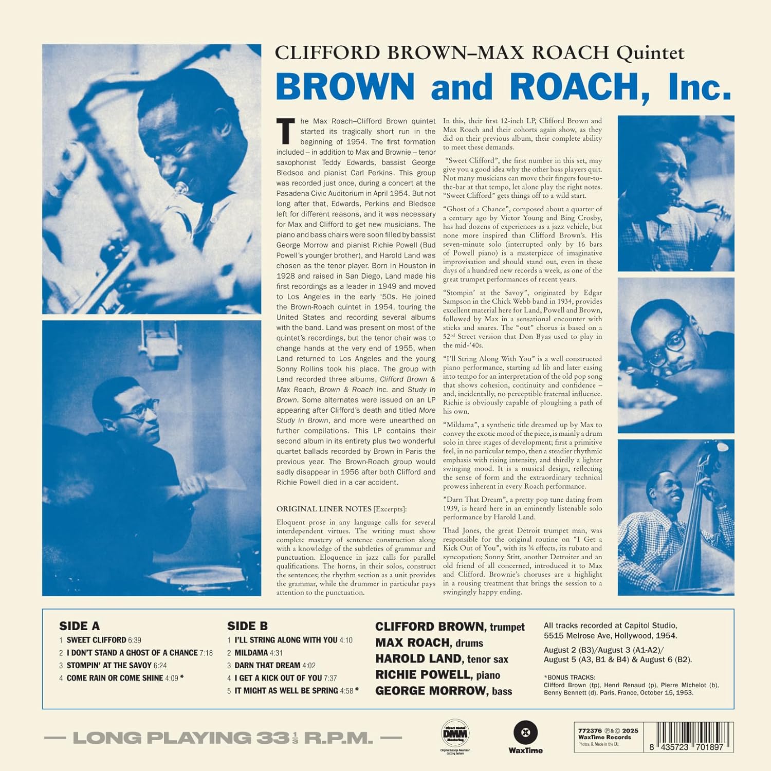 Brown And Roach Incorporated  Limited Edition