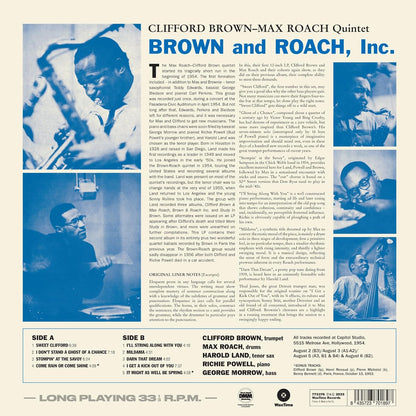 Brown And Roach Incorporated  Limited Edition