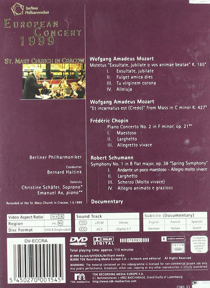 European Concert 1999 St. Mary Church, Cracow