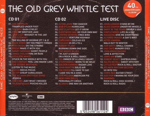 The Old Grey Whistle Test 40th Anniversary Album