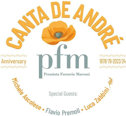 PFM Canta De André anniversary