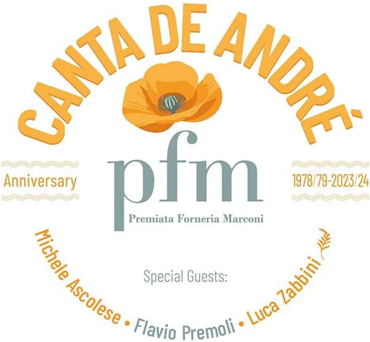 PFM Canta De André anniversary