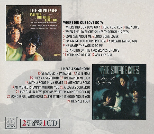 Where Did Our Love Go /  I Hear A Symphony