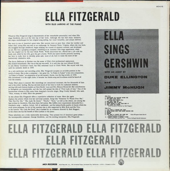 Ella Sings Gershwin
