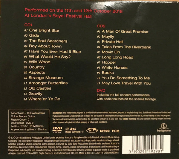 Other Aspects Paul Weller Band & Orchestra Live At The Royal Festival Hall 2cd+dvd