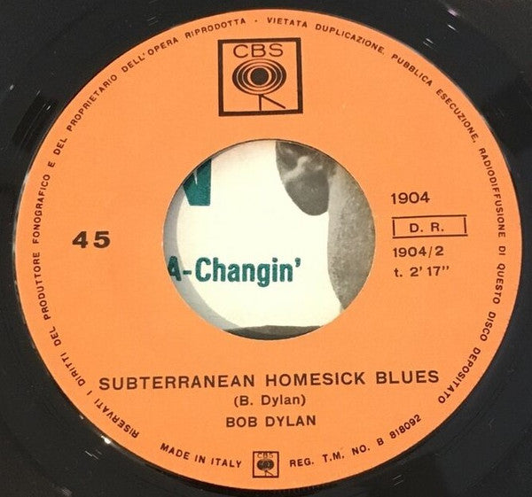 The Times They Are A Changin / Subterranean Homesick Blues