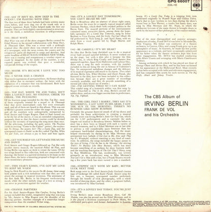 The CBS Album Of Irving Berlin