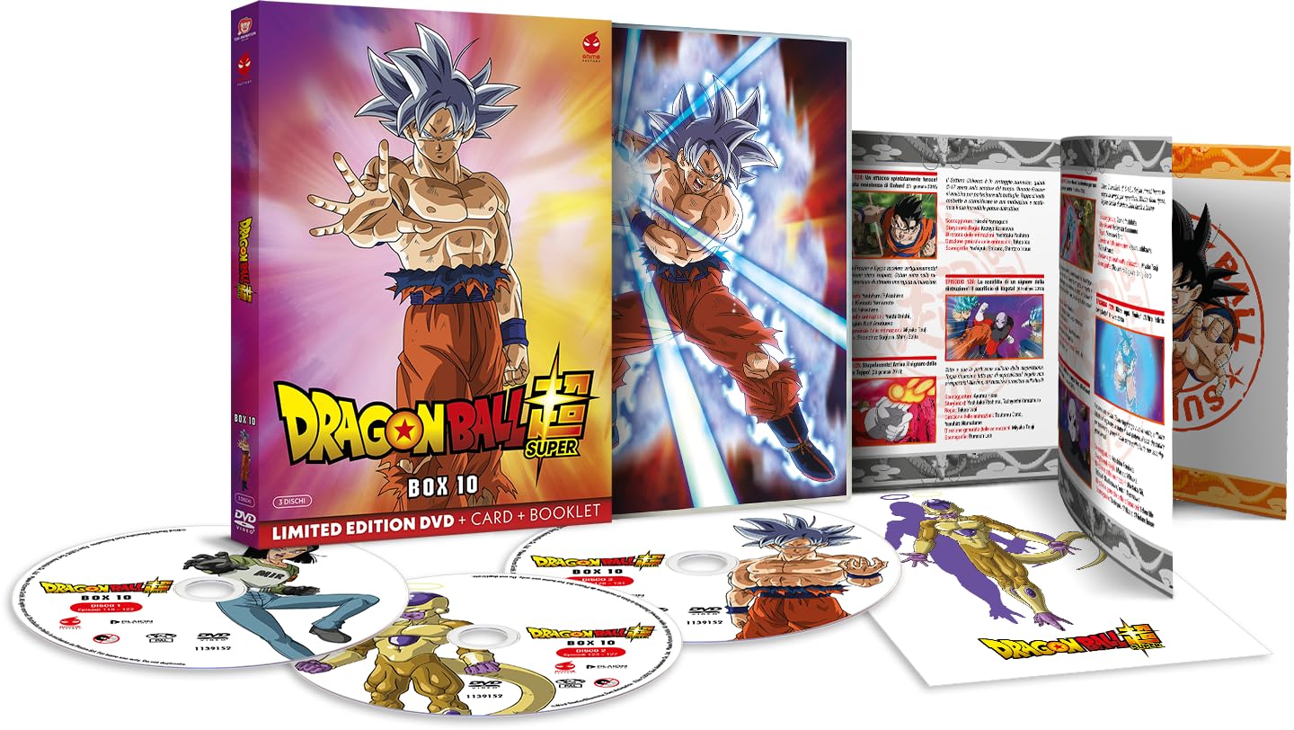 Dragon Ball Super Box 10 Limited Edition 3DVD + Card + Booklet