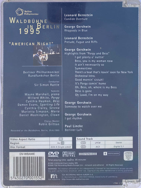 Waldbuhne In Berlin 1995 American Night