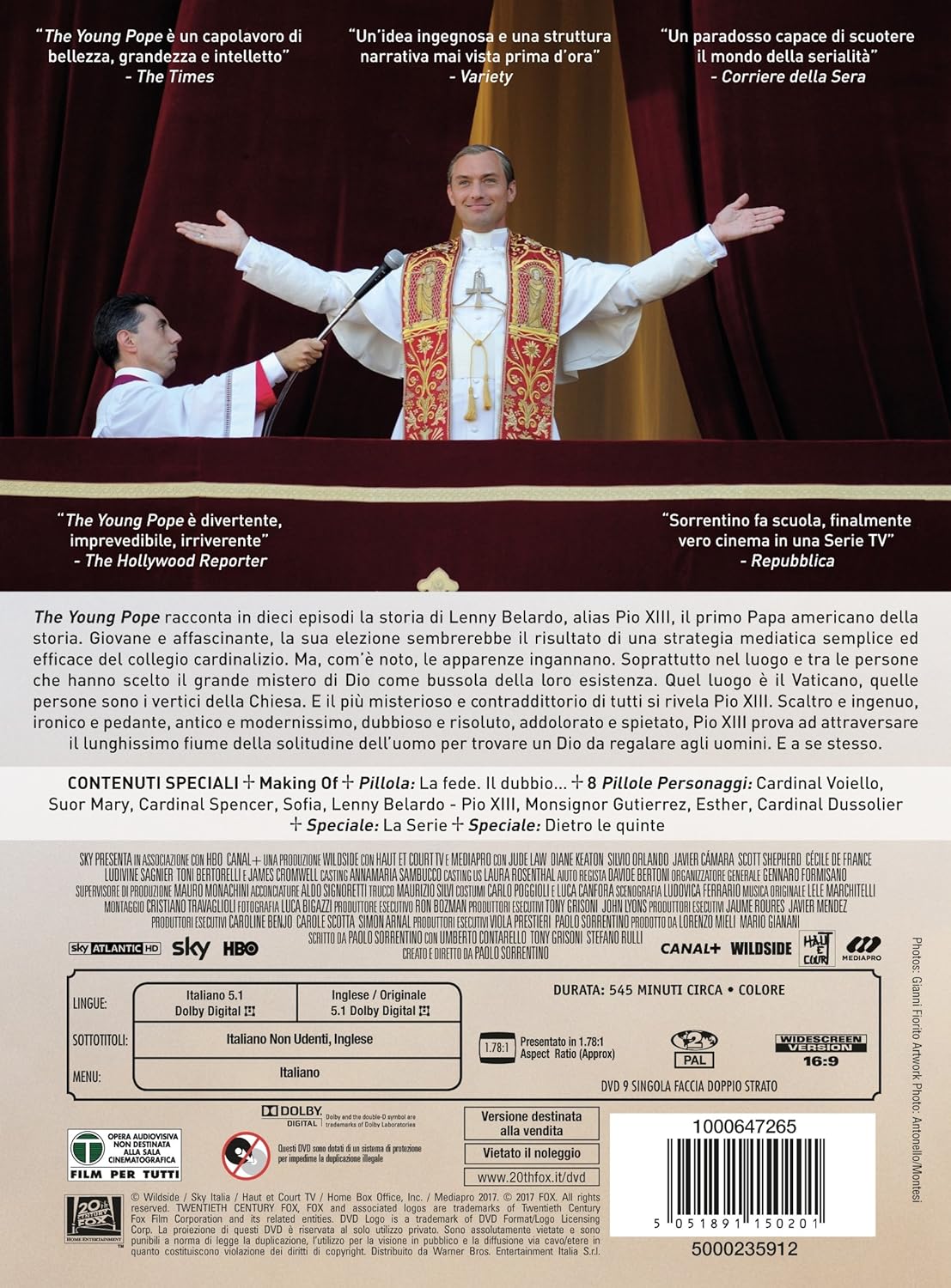 The Young Pope 4Dvd