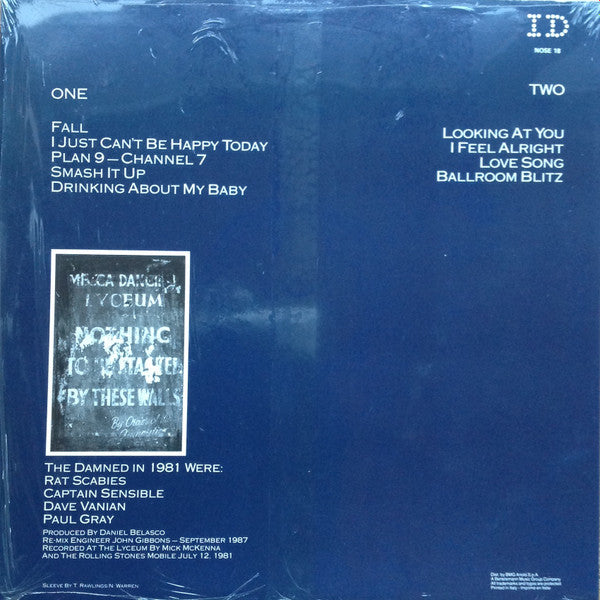 Mindless Directionless Energy - Live At The Lyceum 1981