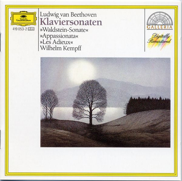 Piano Sonatas - Waldstein - Appassionata - Les Adieux
