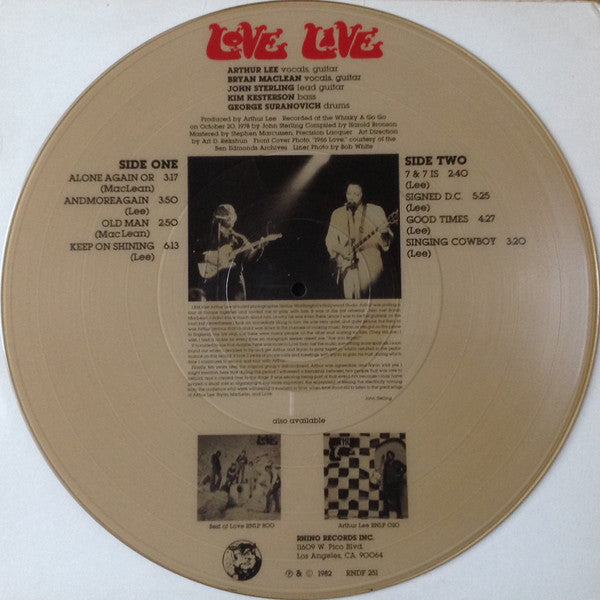 Live Picture Disc