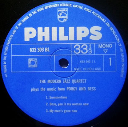 Plays The Music From Porgy And Bess